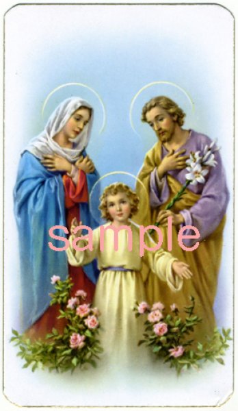 画像2: イタリア製　ご絵　聖家族（Alba31）(※5枚セット) (2)