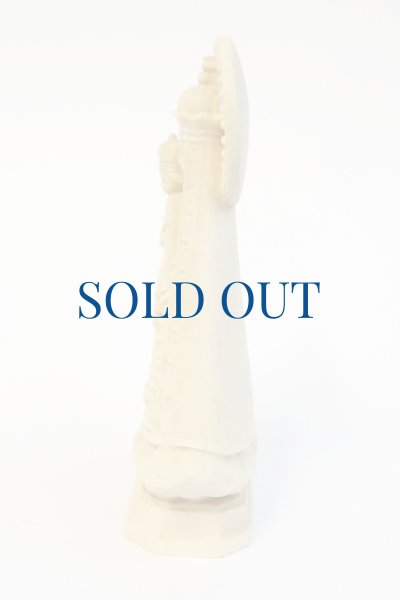 画像4: 木彫り　マリアゼル像　白木 約8cm　 (4)