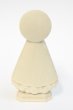 画像3: 木彫り　マリアゼル像　白木 約8cm　 (3)