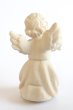 画像3: 小さな木彫り天使像　カンテラをもつ天使　白木 4.7cm (3)
