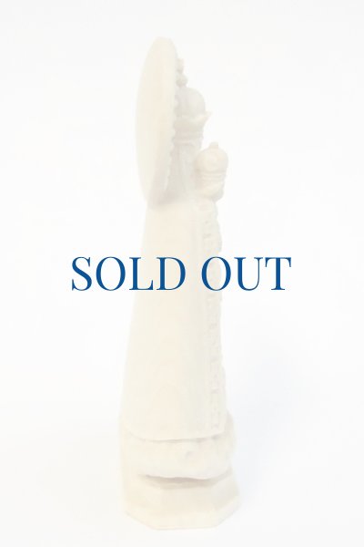 画像2: 木彫り　マリアゼル像　白木 約8cm　 (2)