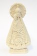 画像1: 木彫り　マリアゼル像　白木 約8cm　 (1)