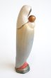 画像2: 木彫り　聖母子像　カラー 約11cm (2)