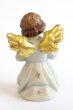 画像3: 小さな木彫り天使像　ローソクをもつ天使 カラー 4.7cm　 (3)