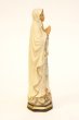 画像2: 木彫り　ルルドのマリア像　カラー 約8cm (2)