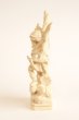 画像5: 木彫り　聖ミカエル像　白木 7cm (5)