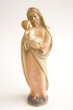 画像1: 木彫り　聖母子像　カラー(アクア) 10cm (1)
