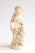 画像1: 木彫り　聖アンナと幼いマリア像　白木 7cm (1)