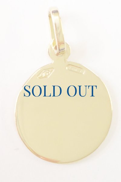 画像2: メダイ 18金　悲しみの聖母　14mm【返品不可商品】 (2)