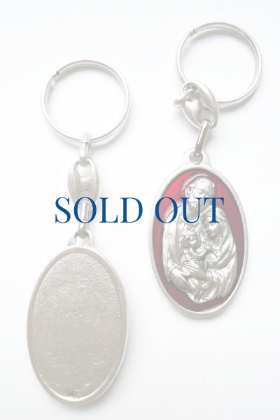 画像1: キーホルダー　聖家族　赤 (1)