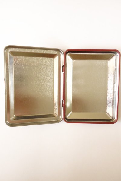 画像2: 缶ケース　スリム小物入れ　H82×W62×D14mm　赤 (2)