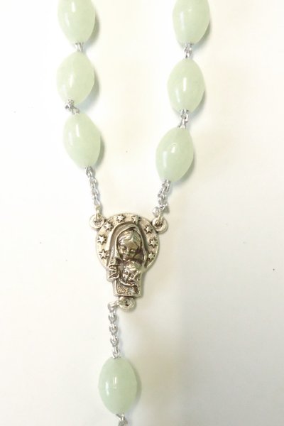 画像2: ロザリオ 蛍光 楕円 特大 (2)