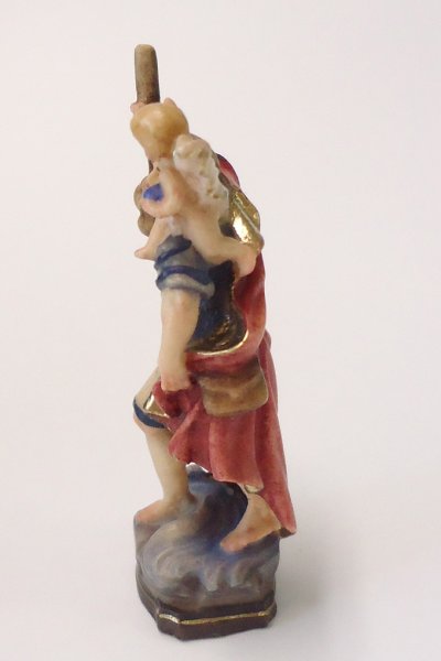 画像4: 木彫り　聖クリストファー像　カラー 6cm (4)