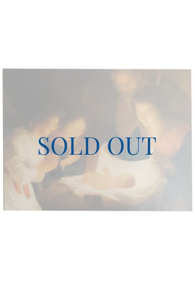 画像1: 壁掛板絵　ご降誕 1224_N09 ※店頭在庫1点のみ (1)