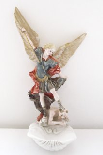 【超稀少品】神聖呪物 聖ミカエル大天使遺物ロック - ガルガノ洞窟 - 献身用 聖ミカエル (ジョルダーノ) - Wikipedia