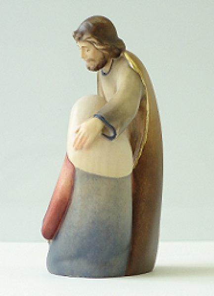 画像3: 木彫り　クリスマス聖家族　カラー 7.5cm　 (3)