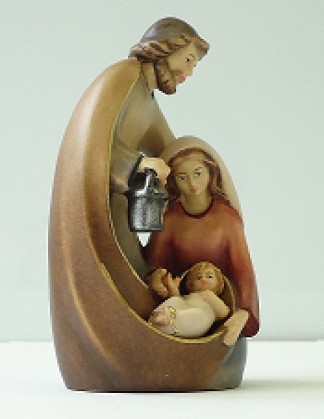 画像5: 木彫り　クリスマス聖家族　カラー 7.5cm　 (5)