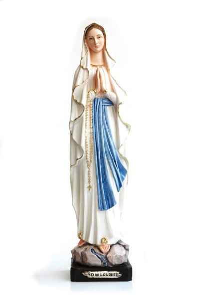 画像1: ルルドの聖母像　40cm カラー（801C） (1)
