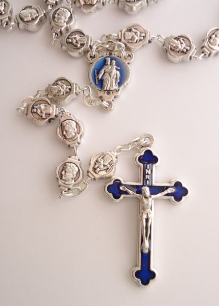 画像2: ロザリオ　銀色珠　扶助者聖母とドン・ボスコ (2)