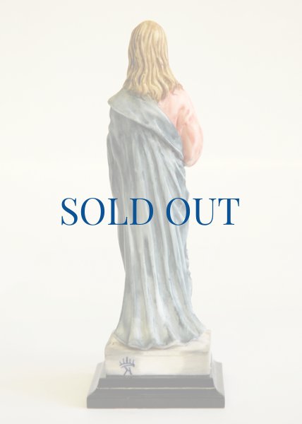 画像4: ★20％OFF★ プラストマーブル製　聖書を持つイエス像　約17cm カラー (4)