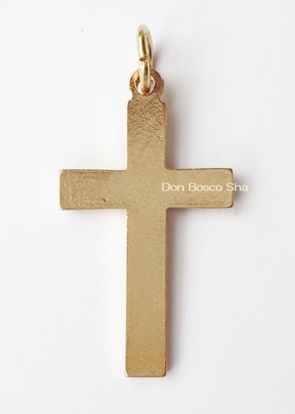 画像2: ミニ十字架　青＆中央赤　3cm (2)