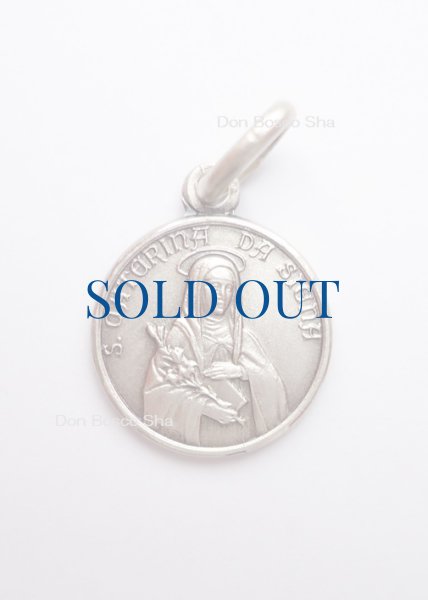 画像5: メダイ シルバー925　シエナの聖カタリナ　12mm【返品不可商品】NB　※在庫僅少 (5)