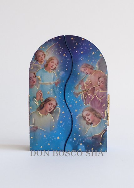 画像3: ★20%OFF★　クリスマス 卓上置物　3面板絵 572-N95 (3)