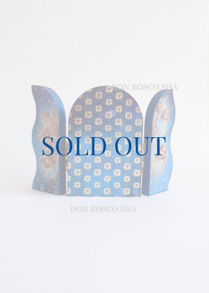 画像3: クリスマス 卓上置物　3面板絵 572-N97 (3)