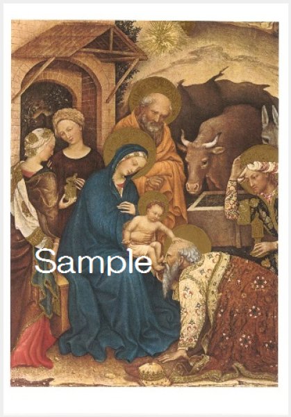 画像1: イタリア製　名画二つ折りカード (1)