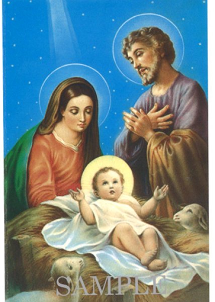 画像1: イタリア製　二つ折り クリスマスカード　封筒付 (1)