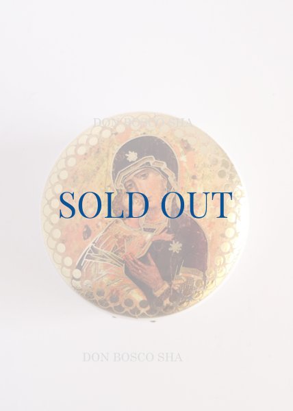 画像2: 小物入れ　丸型　イコン聖母子 (2)