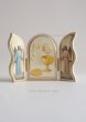 画像3: 卓上置物 3面板絵　聖体とカリス・麦とパン (3)