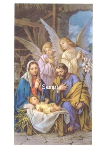 画像1: イタリア製　ご絵　クリスマス　聖家族　240-I.N.3 (1)