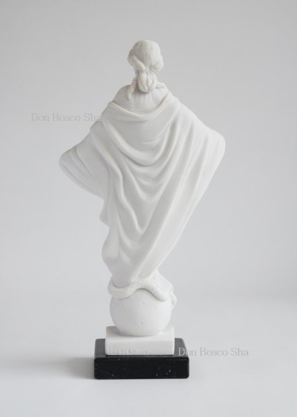 画像4: プラストマーブル製　ほほえみのマリア像　24cm  白　※在庫僅少 (4)