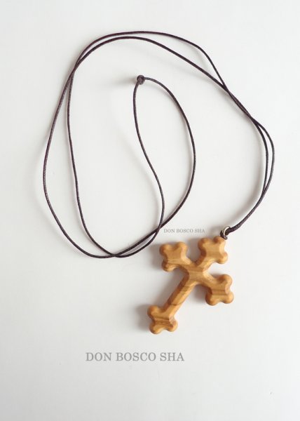 画像3: ペンダント　オリーブ製　ゴシック十字架（大） (3)