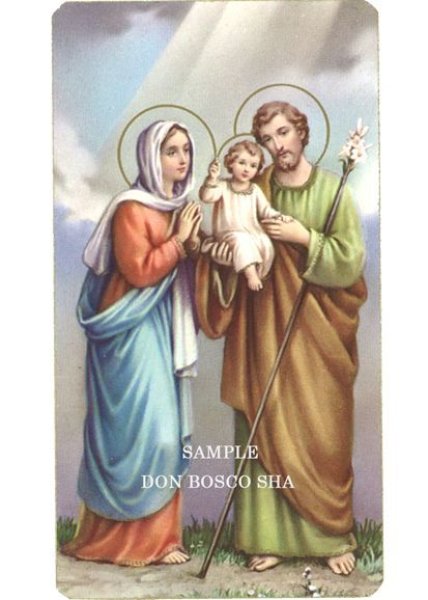 画像1: イタリア製　ご絵　聖家族　400-125(※5枚セット) (1)