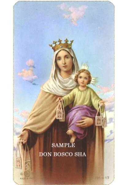 画像1: イタリア製　ご絵　カルメル山の聖母子　101-19 (1)