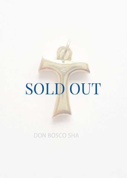 画像2: ミニ十字架　タウの十字架　ラメ紫 (2)