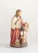 画像2: 木彫り　イエスと子どもたち　カラー　約12.5cm　 (2)
