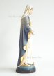 画像7: 木彫り　無原罪の聖母像　カラー 29cm (7)