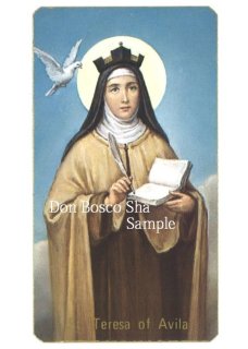 聖テレサ　30cm アビラのテレサ アンティークアナスタシア 神戸北野町 アビラの聖テレサ