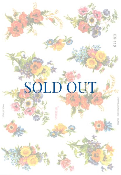 画像2: イタリア製シール　花　EG110 (2)