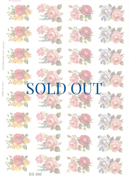 画像2: イタリア製シール　花（バラ）EG690　※在庫僅少 (2)