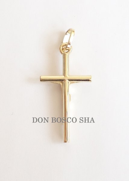 画像2: ミニ十字架　18金　H24mm【返品不可商品】※在庫僅少 (2)