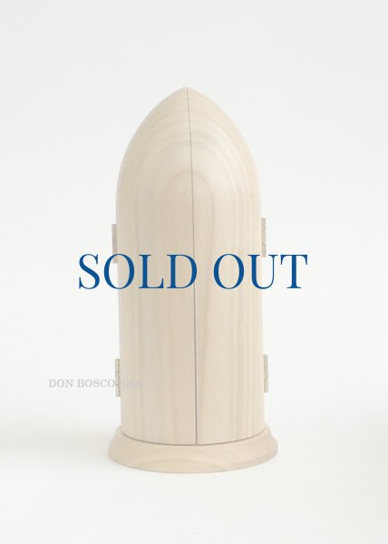 画像4: 木彫り 観音開き　ルルドの聖母像　カラー (4)