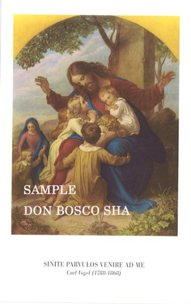 画像1: イタリア製　ご絵　イエスと子どもたち　HX5031(※5枚セット) (1)