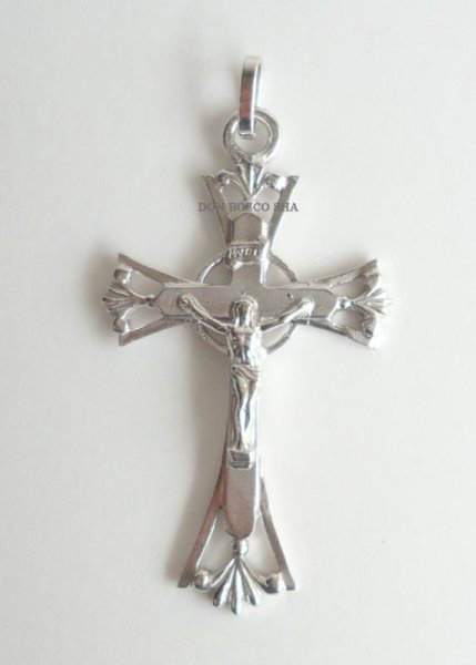 画像1: ミニ十字架　シルバー925　ボディ付　40mm【返品不可商品】※店頭在庫残り1点のみ (1)