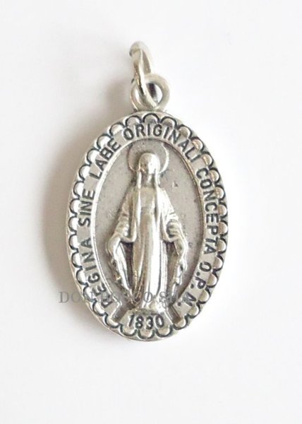 画像2: 不思議のメダイ　銀色　中　22mm　NB (2)