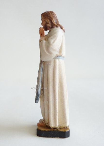 画像6: 木彫り　いつくしみのイエス像　カラー 約6.5cm 　※店頭在庫１点のみ (6)