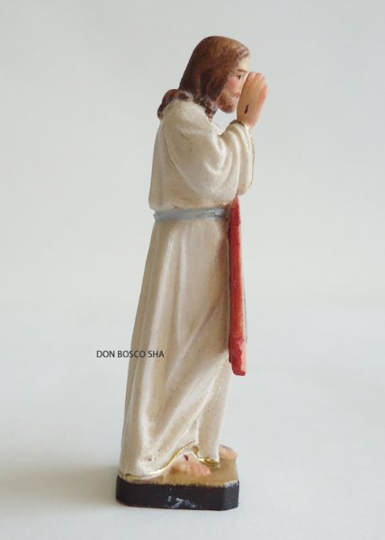 画像4: 木彫り　いつくしみのイエス像　カラー 約6.5cm 　※店頭在庫１点のみ (4)